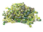 Rocailles, 3,0 mm, Dschungelgrün Mix