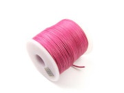 Baumwollband, gewachst, 0,5 mm, pink