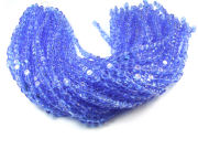 Glasperlen, Bastelperlen, blau