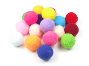 Pompom, 18-19 mm, bunt