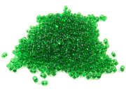 Farfalle Perlen, 4x2 mm, flaschengrn