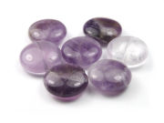 Amethyst, Taler, 15 mm, poliert