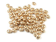 Preciosa Twin Beads, 4x2,5 mm, mattgold