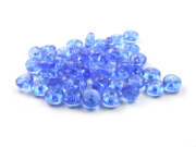 Glasperlen, Scheiben, 7x4 mm, royalblau