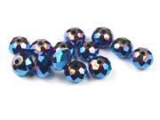 Schliffperlen, Rondelle, 6x8 mm, AB