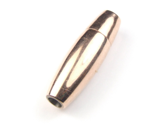 Edelstahl-Magnetverschluss, fr 3 mm, rosengold