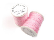 Nylon Schmuckband, 0,8 mm, powder pink