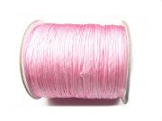 Nylon Schmuckband, 0,8 mm, rosé