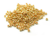 Rocailles, 2,5 mm, Glanz, gold