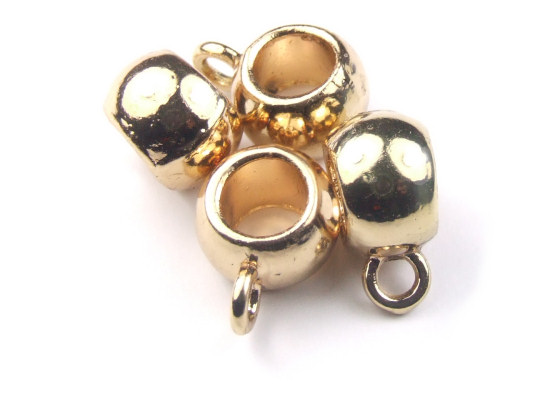 senperle, 7x13,5x10 mm, echt vergoldet