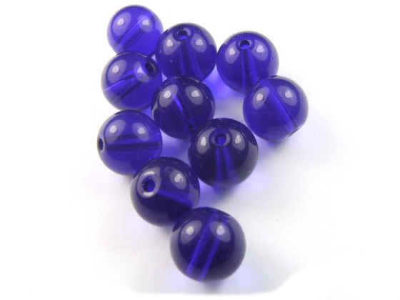 Perlen, 10 mm, deep ocean blue
