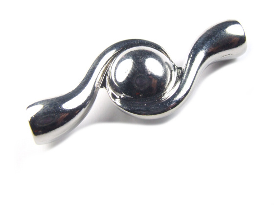 Schmuckschliee mit Magnet, fr 6 mm,
