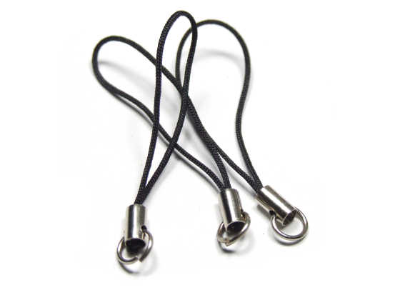 Handyschmuck, B�ndchen, schwarz