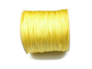 Nylon Schmuckband, 0,8 mm, soft yellow