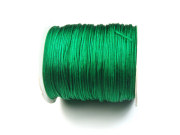 Nylon Schmuckband, 0,8 mm, grün