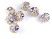 Kashmiri Perle 'Sandin Raj' 15 mm, beige
