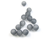 Perlen, Serie Satin C, 8mm, matt, rauch