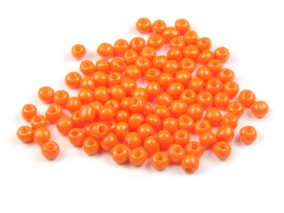 Rocailles, 2,5 mm, mandarine