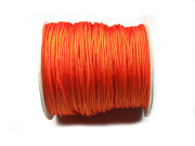 Nylon Schmuckband, 0,8 mm, rusty orange