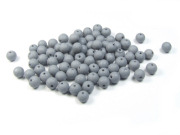 Perlen in Steinoptik, matt, 8 mm, steingrau