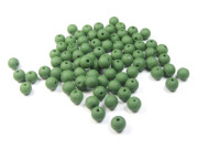 Perlen in Steinoptik, matt, 6 mm, grün
