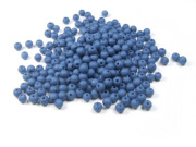 Perlen in Steinoptik, matt, 4 mm, blau