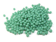 Perlen in Steinoptik, matt, 4 mm, aqua
