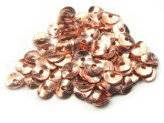 Metallperle, runde Scheiben, 6 mm, rosé vergoldet