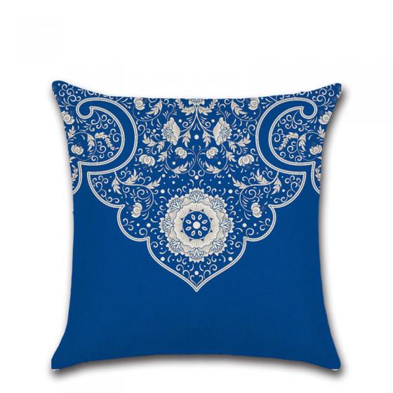 Boho Kissenbezug 45x45 Cm Mit Blumenmuster – Waschbarer Hülle Für Sofa, Garten & Balkon
