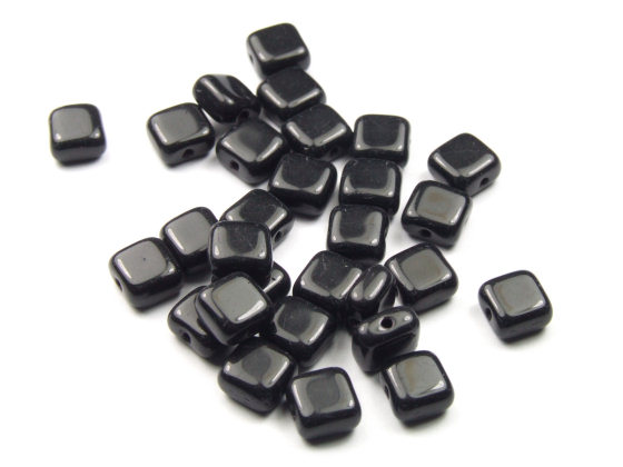 Glasquadrate, schwarz 5x5 mm,