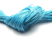 Baumwollband, gewachst, 1,0 mm, türkis