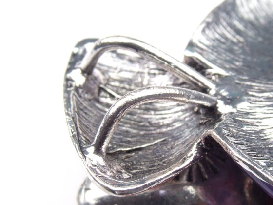 Modeschmuck Anhnger, 50 mm, grau
