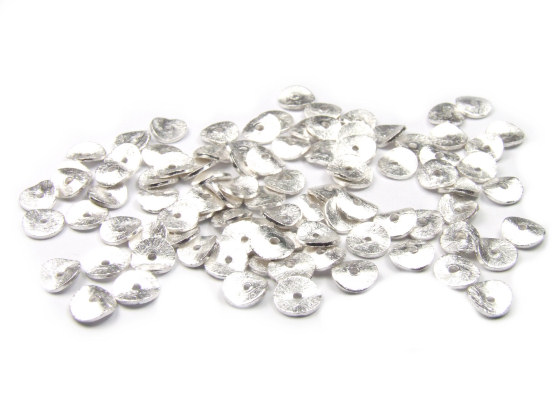 Metallperle, runde Scheiben, 6 mm