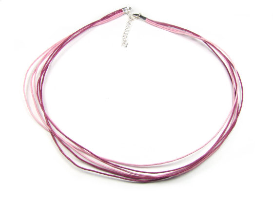Bndchenkette, schlicht, fuchsia
