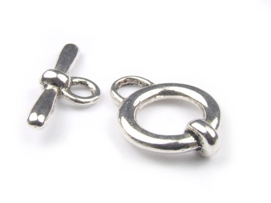 T-Schlie�e, schlicht,  23x16 mm