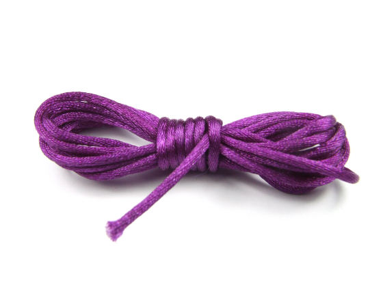 Satinband, 2mm, violett