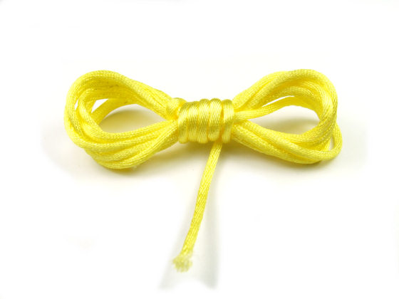 Satinband, 2mm, goldgelb