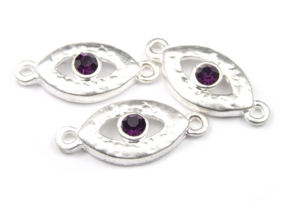 Verbindungsst�ck, 26x12 mm, amethyst