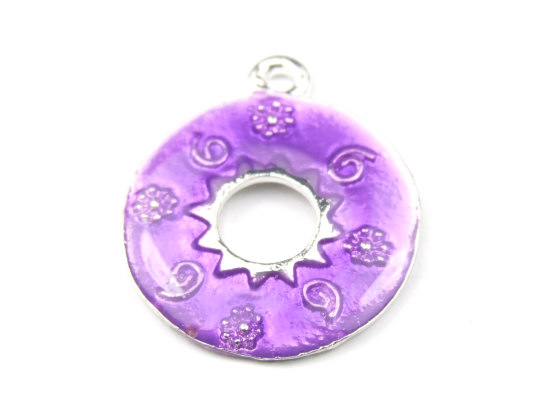 Anh�nger, 22 mm. lila