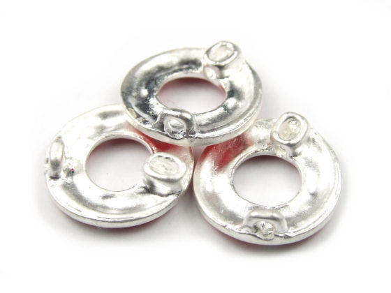 Perlen  ' Ring', 14 mm, rot