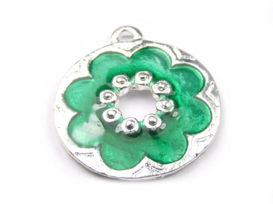 Anh�nger, 18 mm. gr�n