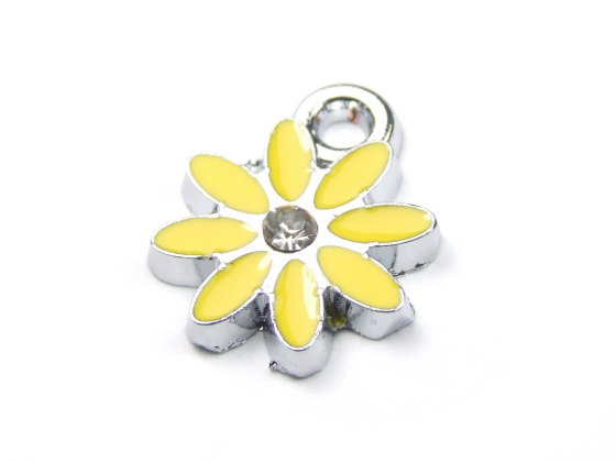 Anh�nger Rania 'Kleine Margarita', 12 mm, gelb