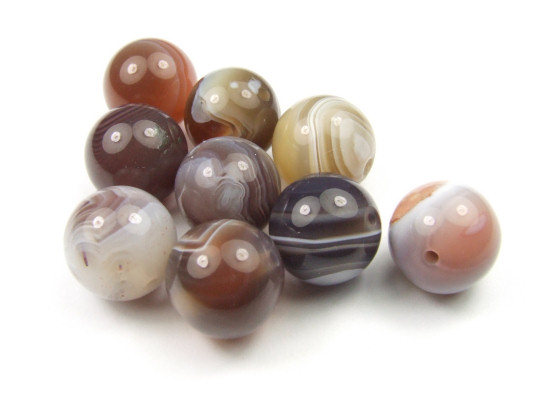 Botswana Achat, Kugeln, 12 mm