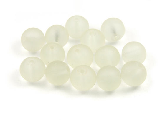 Perlen, Serie Satin C, 8mm, matt, creme