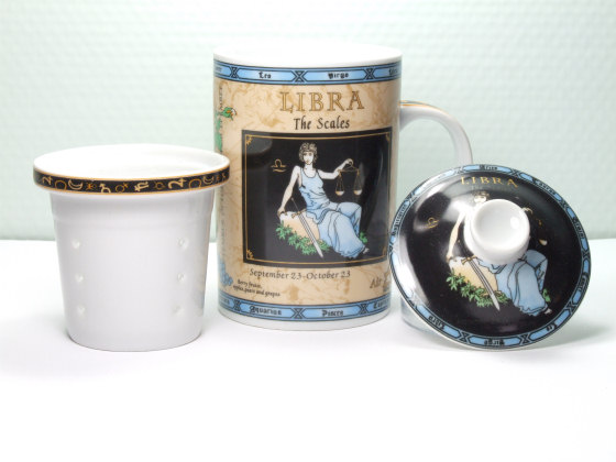 Becher mit Sternzeichen 'Waage'
