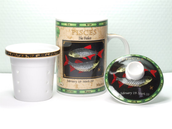 Becher mit Sternzeichen 'Fische'