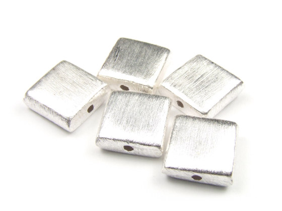 Metallperle, Quadrate, 14x14x5