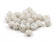 Perlen, Rondelle, 6x4 mm, hellgrau