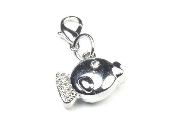 Charms, Fisch,  16x13 mm