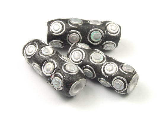 Kashmiri Perle 'Bandipur DT' 28x11 mm